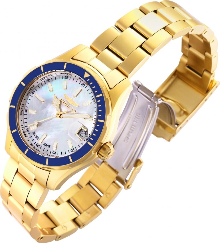 Invicta Pro Diver Quartz White Mother of Pearl Dial Ladies Watch #28646 - Watches of America #2