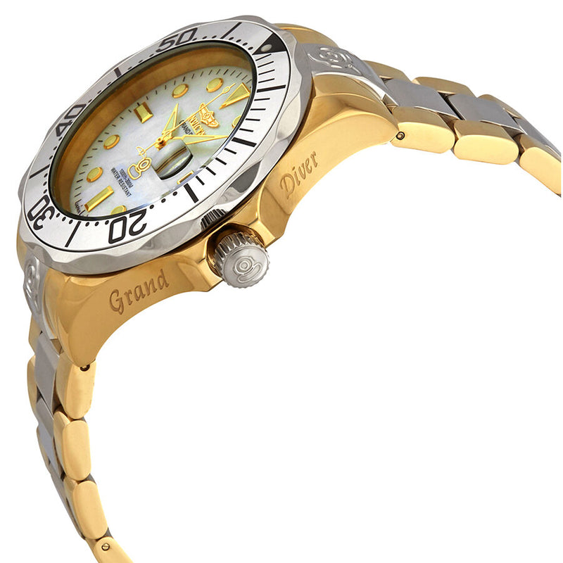 Invicta Pro Diver White Mother of Pearl Dial Two-tone Men's Watch #16035 - Watches of America #2
