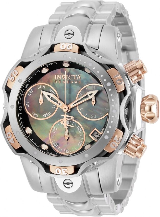 Invicta Reserve Chronograph Quartz Black Dial Ladies Watch #31600 - Watches of America