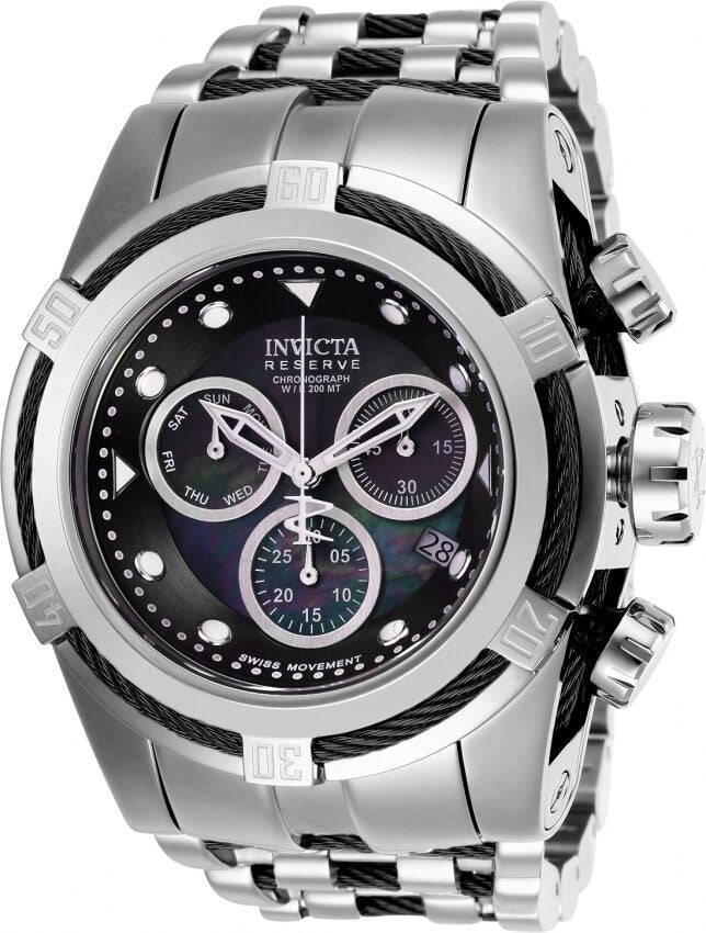 Invicta Reserve Chronograph Black Dial Men's Watch #26188 - Watches of America