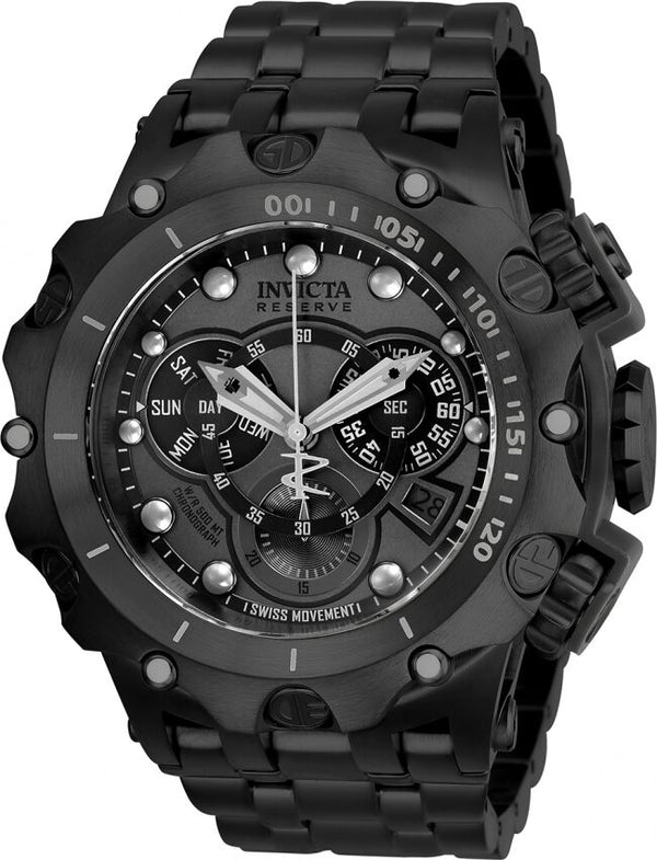 Invicta Reserve Chronograph Quartz Black Dial Men's Watch #27795 - Watches of America