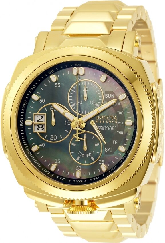 Invicta Reserve Chronograph Quartz Black Dial Men's Watch #30839 - Watches of America
