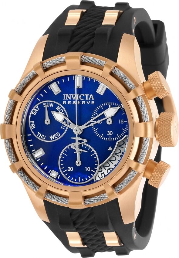 Invicta Reserve Chronograph Quartz Blue Dial Ladies Watch #30533 - Watches of America