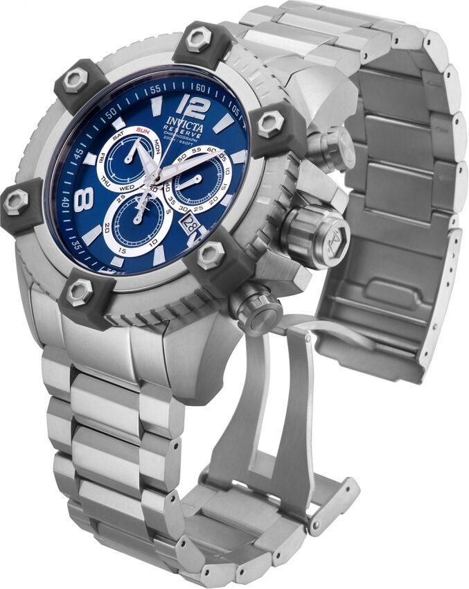 Invicta Reserve Chronograph Quartz Blue Dial Men's Watch #26108 - Watches of America #3