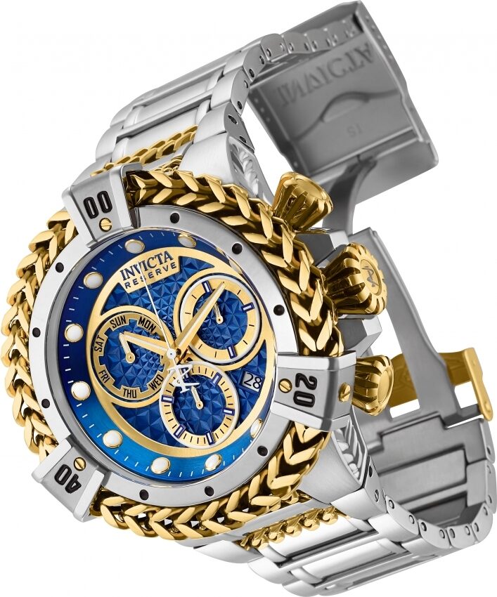 Invicta Reserve Chronograph Quartz Blue Dial Men's Watch #30543 - Watches of America #2