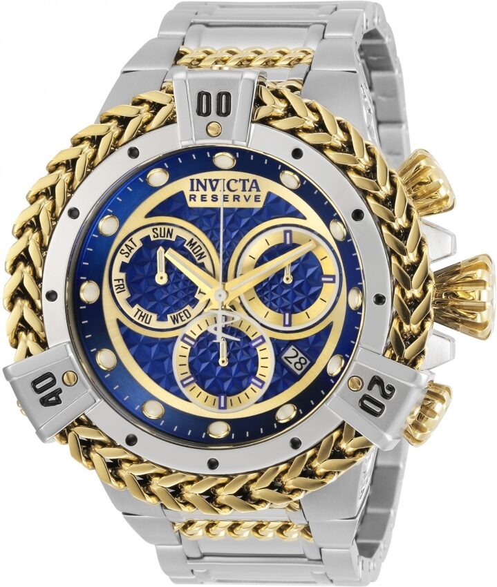 Invicta Reserve Chronograph Quartz Blue Dial Men's Watch #30543 - Watches of America