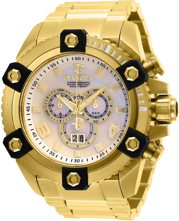 Invicta Reserve Octane Chronograph Quartz White Dial Men's Watch #29541 - Watches of America