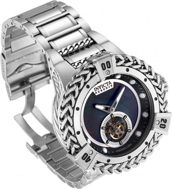 Invicta Reserve Tourbillon Hand Wind Black Dial Men's Watch #32854 - Watches of America #2