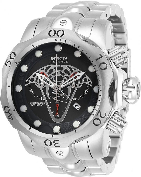 Invicta Reserve Venom Viper Chronograph Quartz Black Dial Men's Watch #27758 - Watches of America