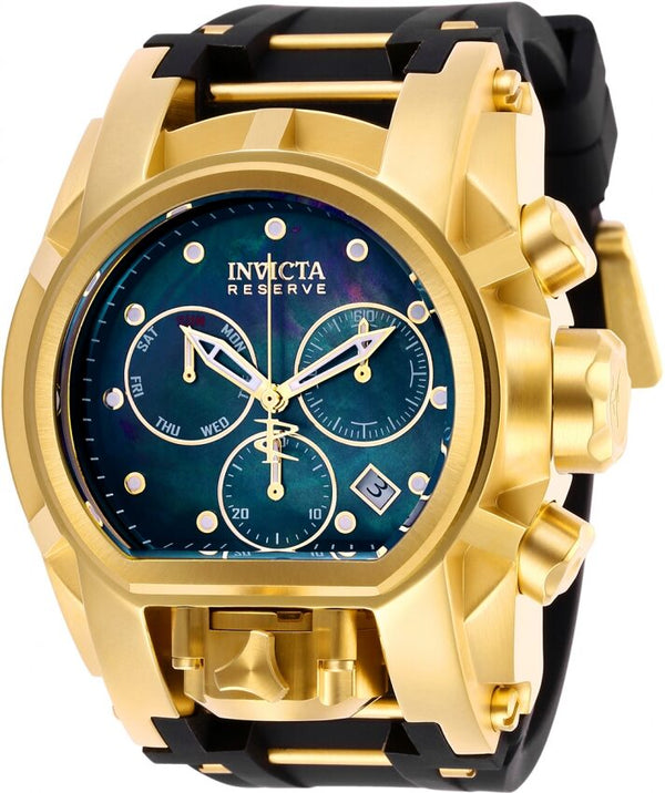 Invicta Reserve Zeus Magnum Chronograph Black Dial Men's Watch #26713 - Watches of America