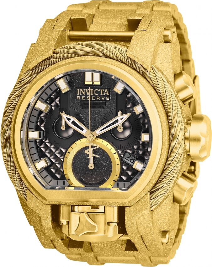 Invicta Reserve Zeus Magnum Chronograph Grey Dial Men's Watch #26680 - Watches of America