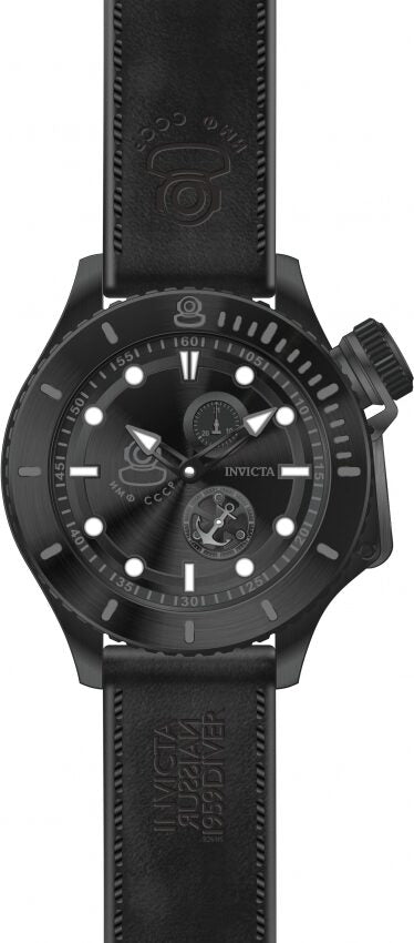 Invicta Russian Diver Black Dial Men's Watch #22013 - Watches of America