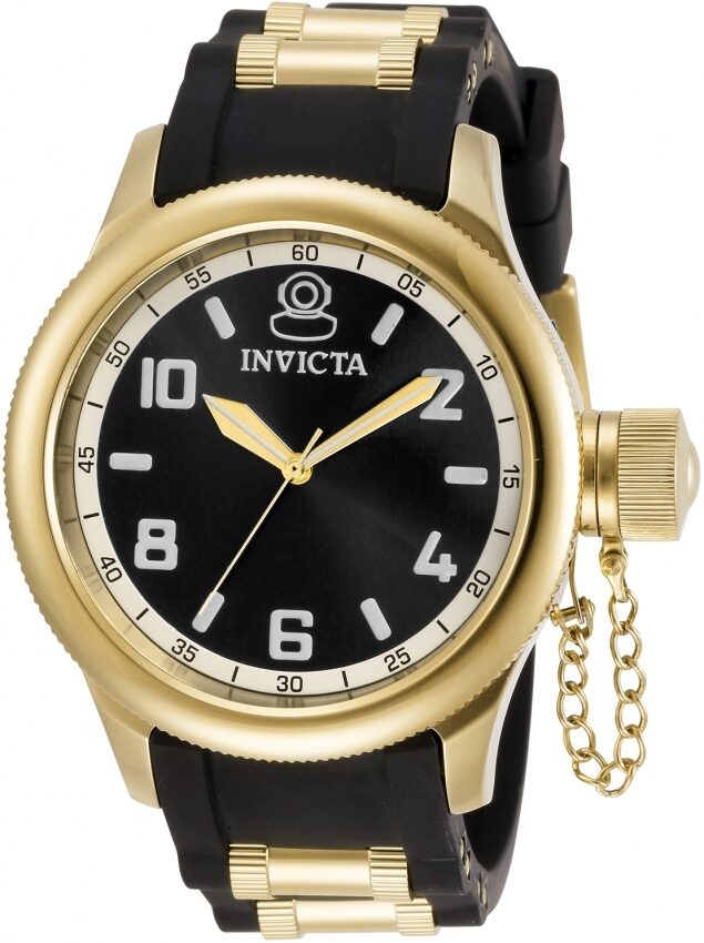 Invicta Russian Diver Quartz Black Dial Ladies Watch #31250 - Watches of America