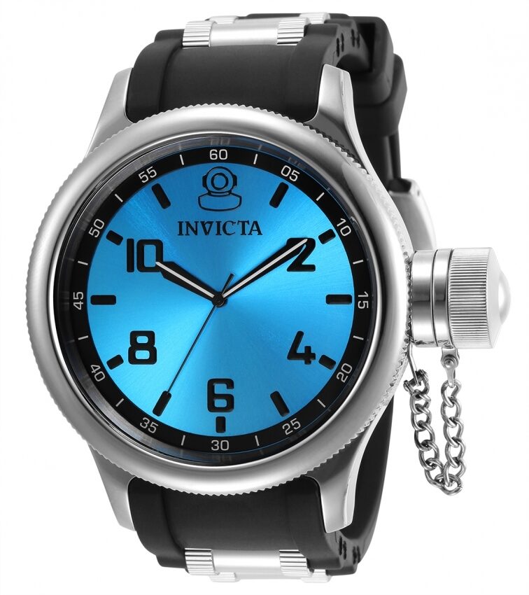Invicta Russian Diver Quartz Ocean Blue Dial Men's Watch #31215 - Watches of America