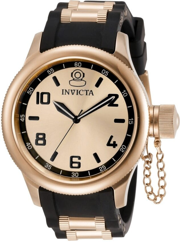 Invicta russian outlet diver rose gold