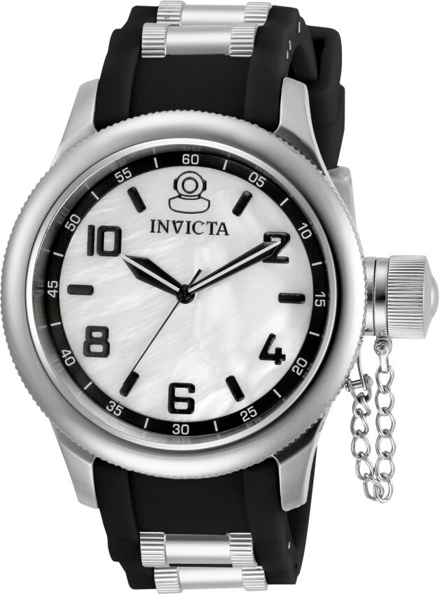 Invicta Russian Diver Quartz White Dial Ladies Watch #31241 - Watches of America