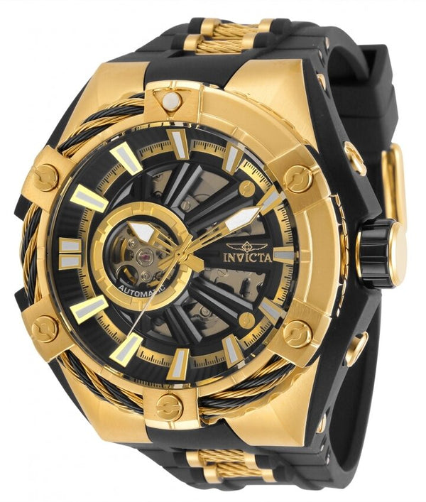 Invicta S1 Rally Automatic Black Dial  Open Heart Men's Watch #28860 - Watches of America