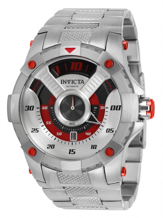 Invicta S1 Rally Automatic Silver Dial Men's Watch #33490 - Watches of America