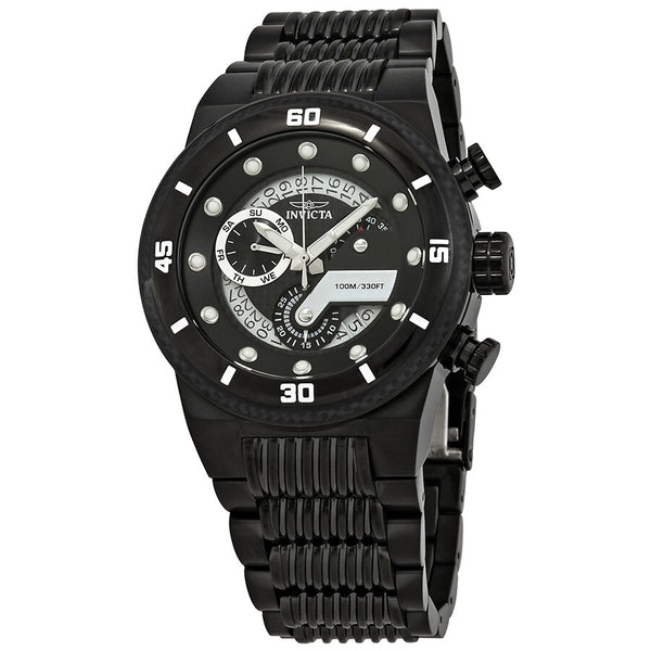 Invicta S1 Rally Black Dial Chronograph Men's Watch #25284 - Watches of America