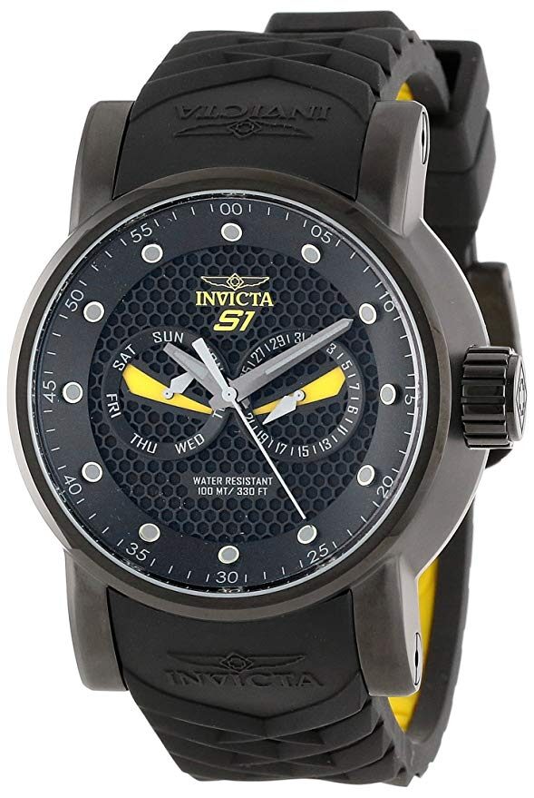 Invicta S1 Rally Quartz Black Dial Men's Watch #12788 - Watches of America