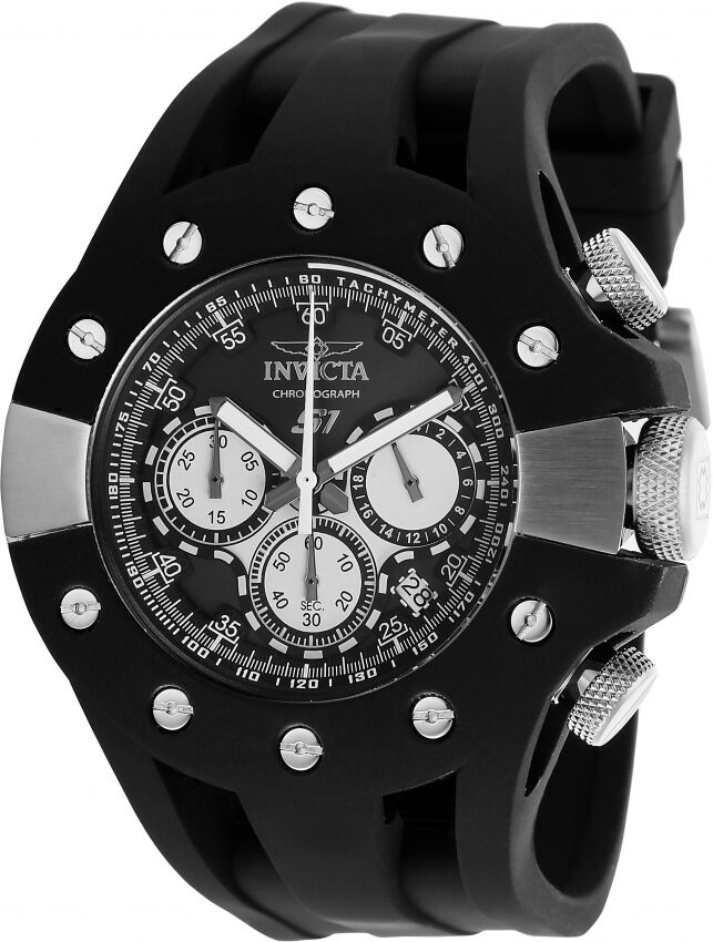 Invicta S1 Rally Chronograph Black Dial Men's Watch #28565 - Watches of America