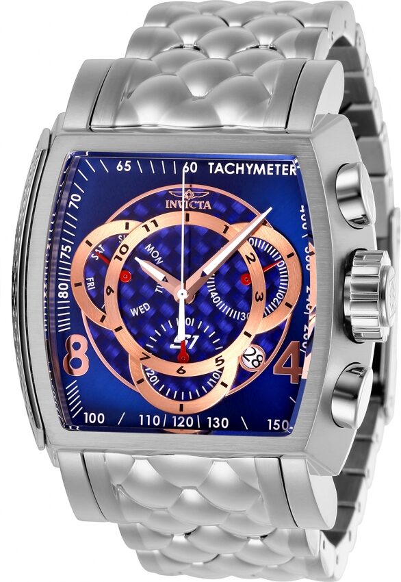 Invicta S1 Rally Chronograph Blue Dial Men's Watch #27955 - Watches of America