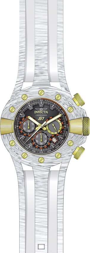 Invicta S1 Rally Chronograph Grey Dial Men's Watch #28572 - Watches of America