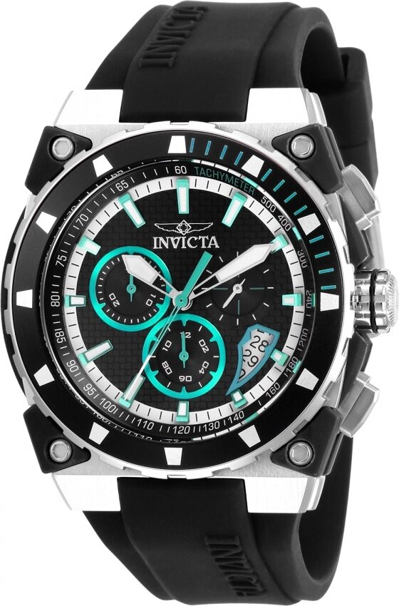 Invicta S1 Rally Chronograph Quartz Black Dial Men's Watch #27340 - Watches of America