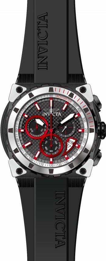 Invicta S1 Rally Chronograph Quartz Black Dial Men's Watch #27345 - Watches of America