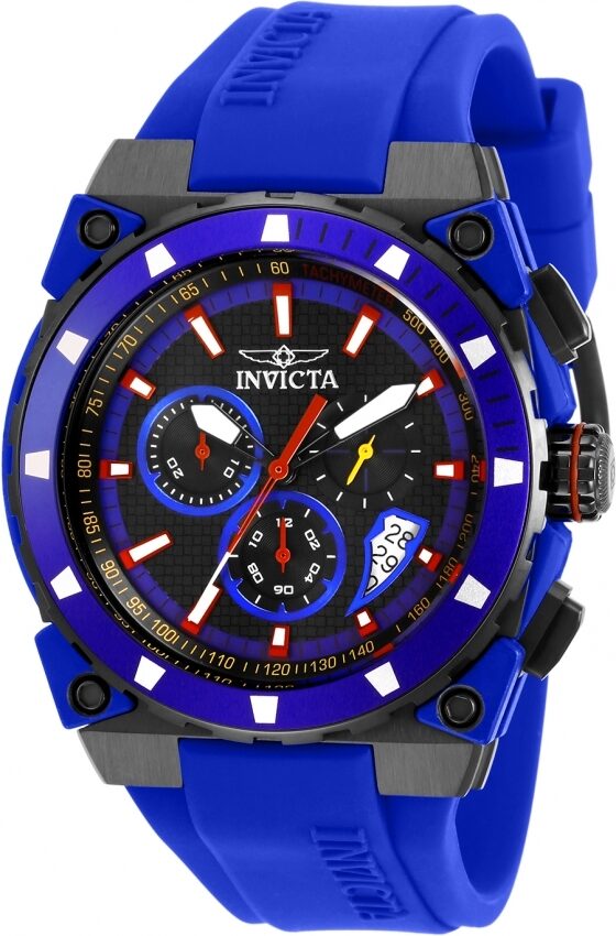 Invicta S1 Rally Chronograph Quartz Black Dial Men's Watch #27347 - Watches of America