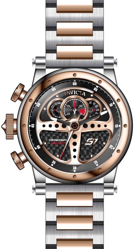 Invicta S1 Rally Chronograph Quartz Black Dial Men's Watch #30579 - Watches of America #2