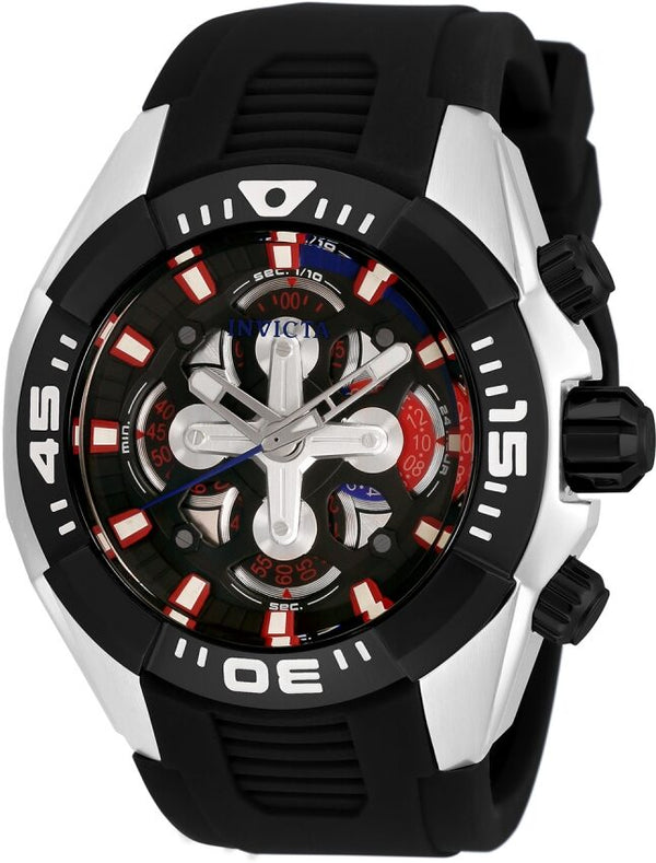 Invicta S1 Rally Chronograph Quartz Black Dial Men's Watch #30318 - Watches of America