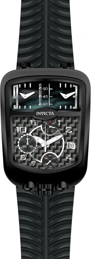 Invicta S1 Rally Triple Time Chronozone Dakar Chronograph Quartz Black Dial Men's Watch #29709 - Watches of America