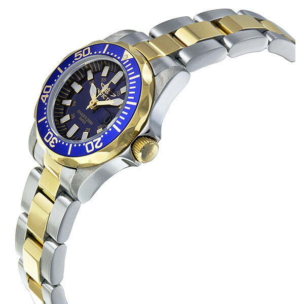 Invicta Sapphire Diver Blue Dial Two-tone Ladies Watch #7064 - Watches of America #2