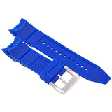 Invicta Scuba Band Polyurethane Strap Blue and Stainless Steel (for Pro Diver 6977) #C00190PUBLUESS - Watches of America #2