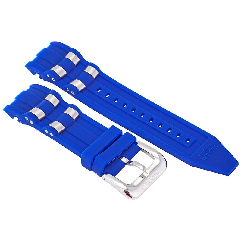 Invicta Scuba Band Polyurethane Strap Blue and Stainless Steel (for Pro Diver 6977) #C00190PUBLUESS - Watches of America