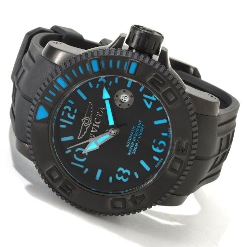Invicta Sea Hunter Automatic Black Dial Men's Watch #1074 - Watches of America #2