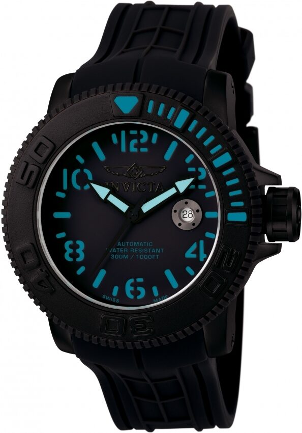Invicta Sea Hunter Automatic Black Dial Men's Watch #1074 - Watches of America