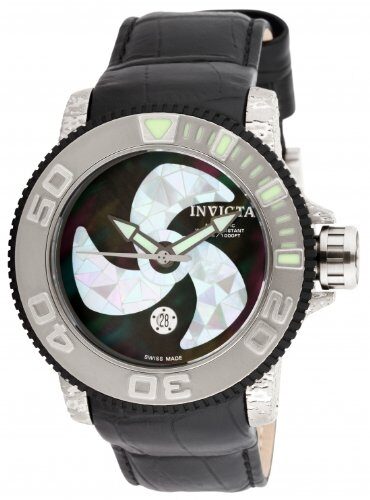 Invicta Sea Hunter Automatic Black Dial Men's Watch #1314 - Watches of America