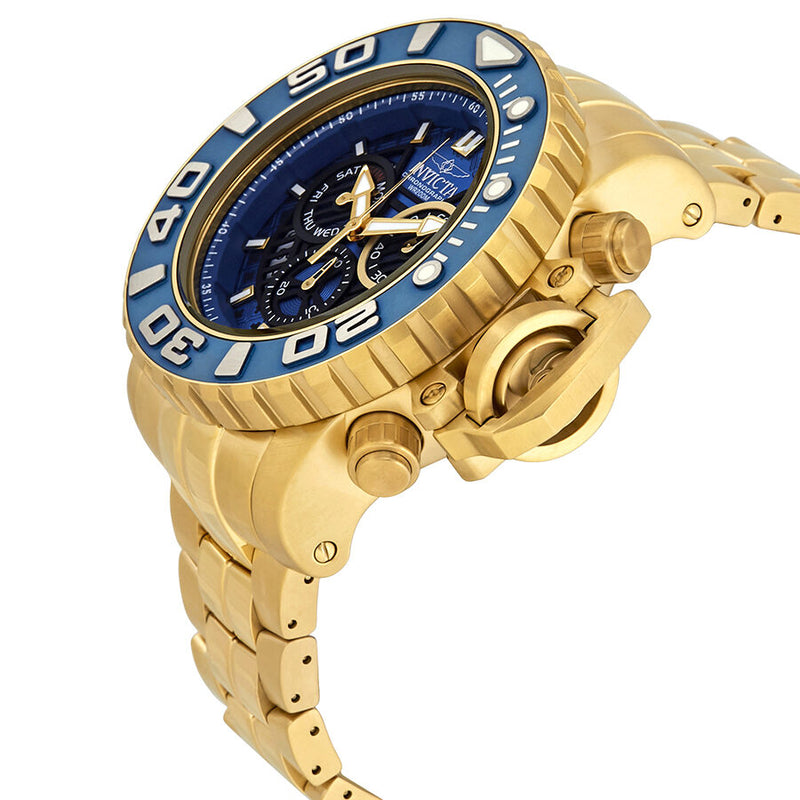 Invicta Sea Hunter Chronograph Blue Dial Men's Watch #22134 - Watches of America #2