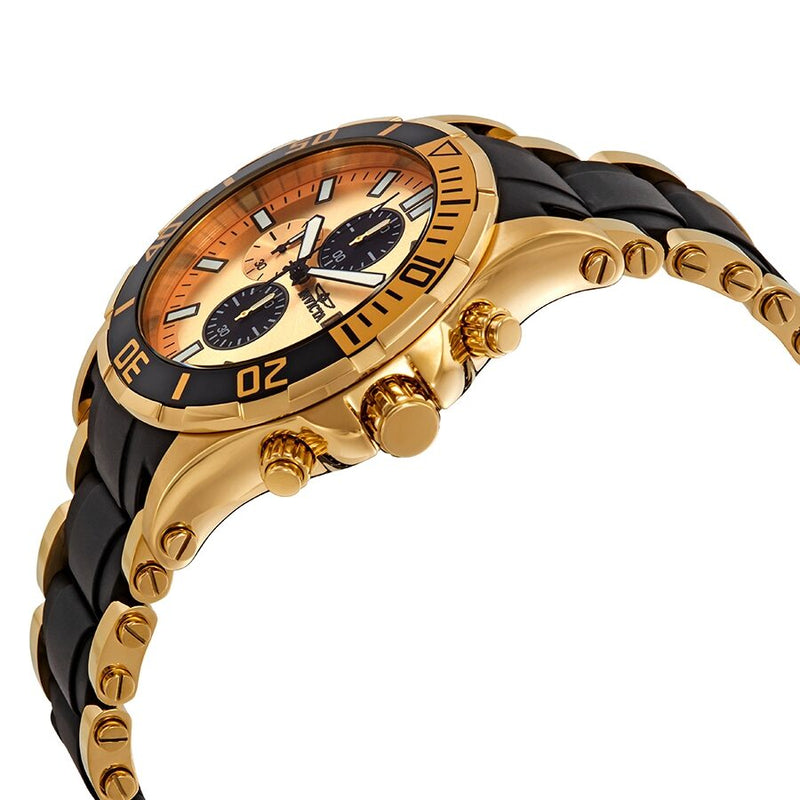 Invicta Sea Spider Chronograph Gold Dial Men's Watch #1478 - Watches of America #2