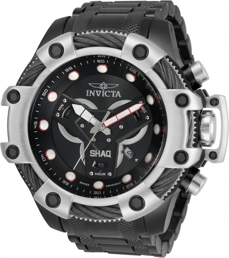 Invicta SHAQ Chronograph Quartz Black Dial Men's Watch #33656 - Watches of America