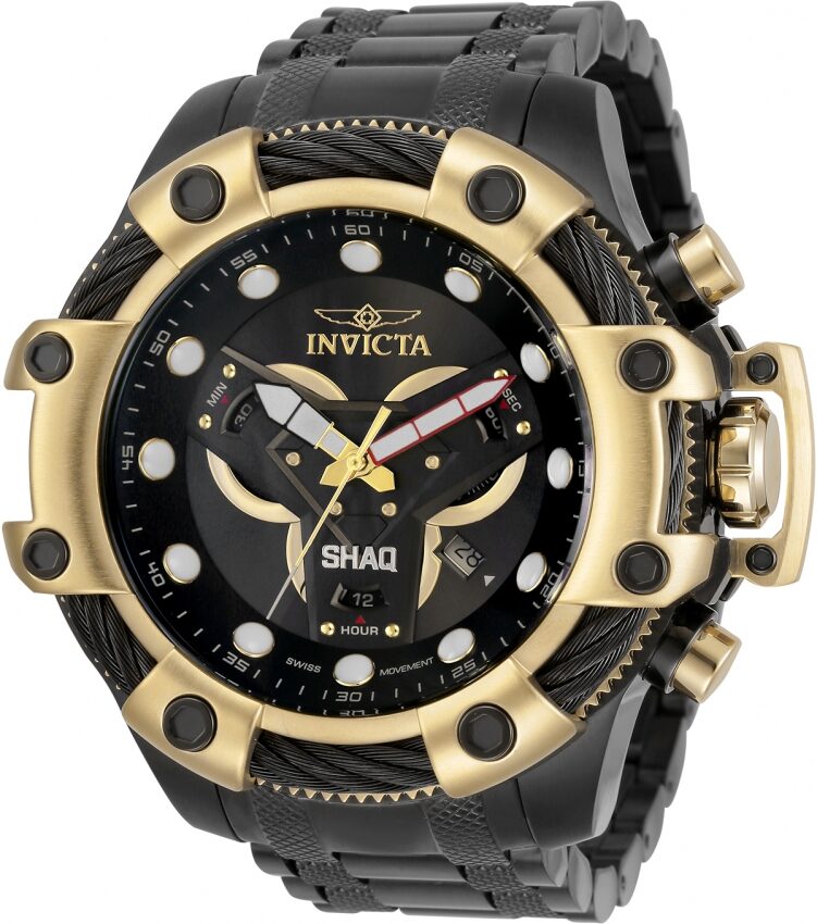 Invicta SHAQ Chronograph Quartz Black Dial Men's Watch #33657 - Watches of America