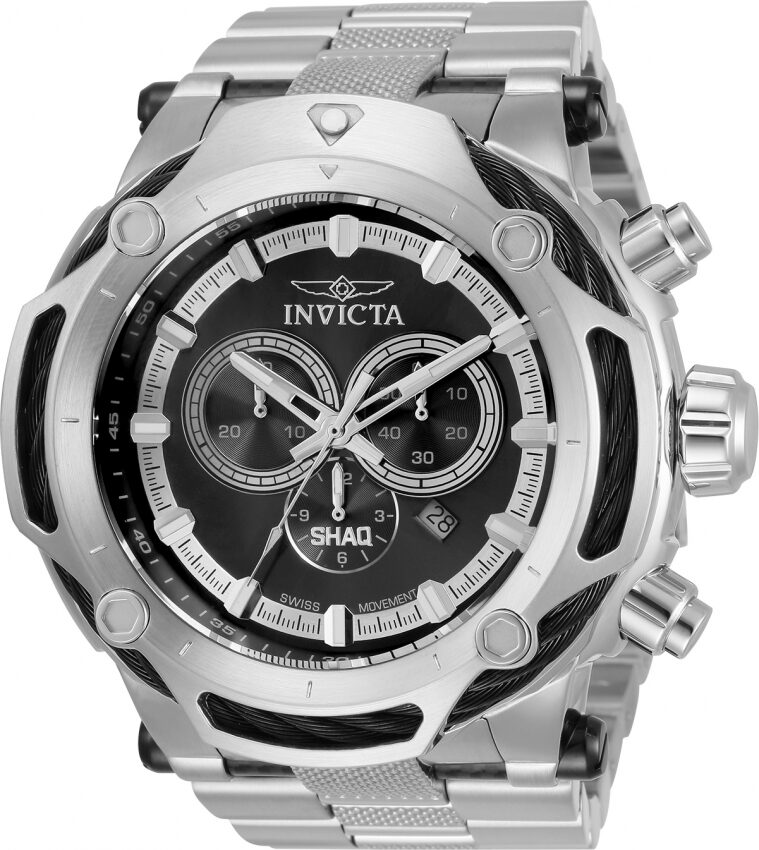Invicta SHAQ Chronograph Quartz Black Dial Men's Watch #33659 - Watches of America