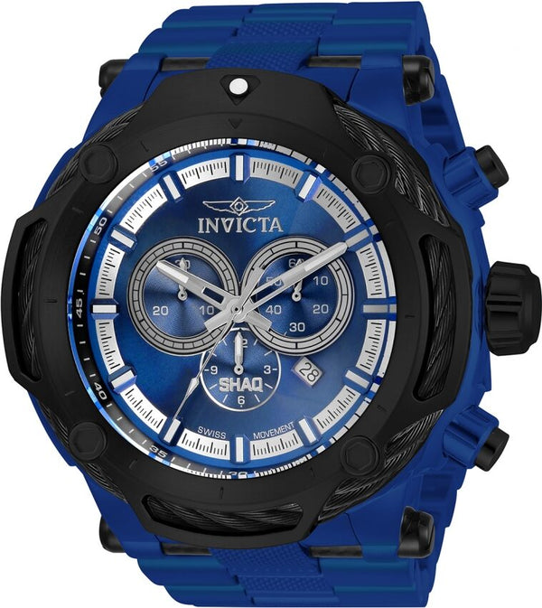 Invicta SHAQ Chronograph Quartz Blue Dial Men's Watch #33664 - Watches of America