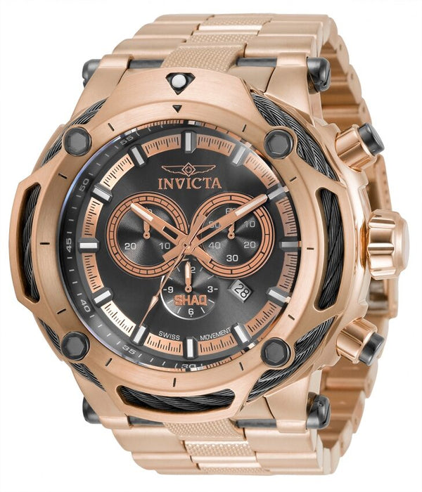 Invicta SHAQ Chronograph Quartz Grey Dial Men's Watch #33661 - Watches of America