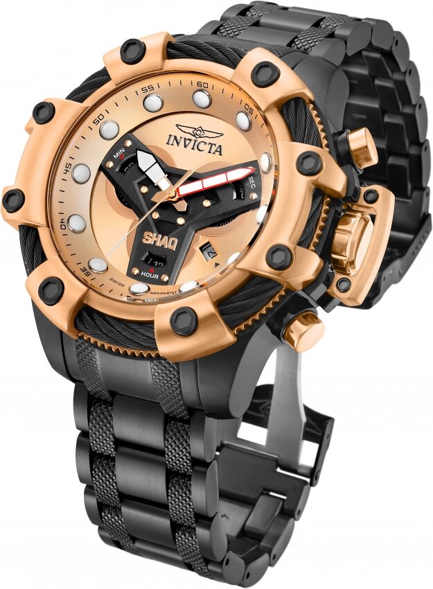 Invicta SHAQ Chronograph Quartz Rose Gold Dial Men's Watch #33658 - Watches of America #2