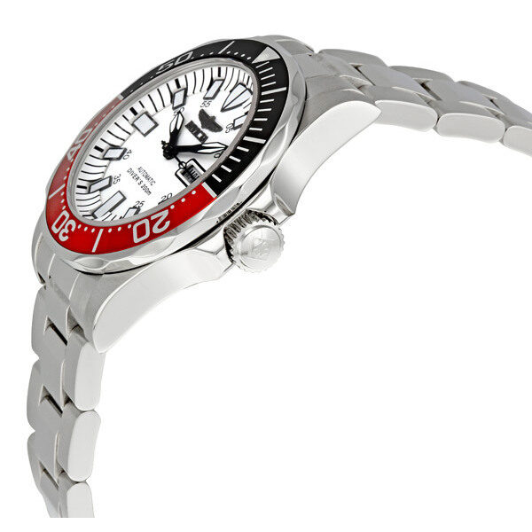 Invicta Signature Pro Diver Automatic White Dial Coke Bezel Men's Watch #7044 - Watches of America #2