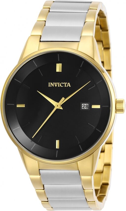 Invicta Specialty Quartz Black Dial Two-tone Men's Watch #29473 - Watches of America