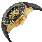 Invicta Specialty Black Skeletal Dial Grey Leather Men's Watch #17261 - Watches of America #2